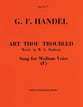 Art Thou Troubled Vocal Solo & Collections sheet music cover